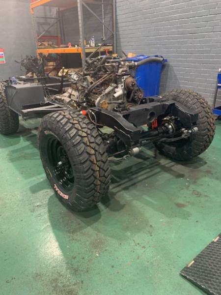 1976 Series Land Rover in progress - Chassis is now done Gallery Main Photo